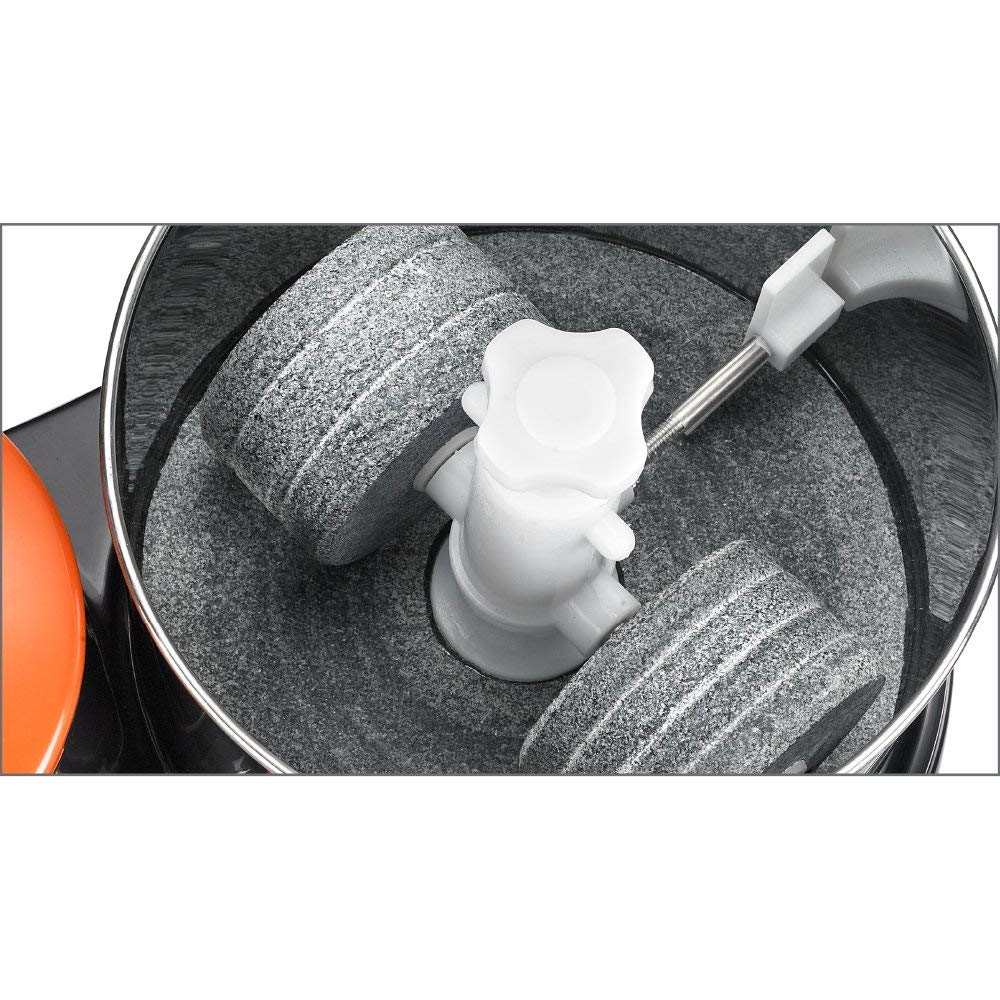 Prestige PWG 07 Wet Grinder, 2L (Multicolor) with Coconut Scraper and Atta Kneader Attachments, 200 Watt (41213)