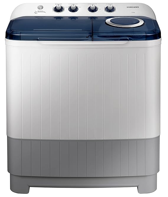 Samsung 7 kg, 5 Star, Semi-Automatic Top Load Washing Machine (WT70M3200HB/TL, Air Turbo Drying, LIGHT GRAY)