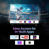 Haier 32-inch HD Ready Smart LED TV with Linux OS, Box Speakers, and HDR support. | HD Ready Bezel-less Display | Linux Smart TV Platform | HDR Support | 16W Audio Output | Dolby Digital Decoder | Multiple Connectivity Options | 60Hz Refresh Rate-LE32A7-N