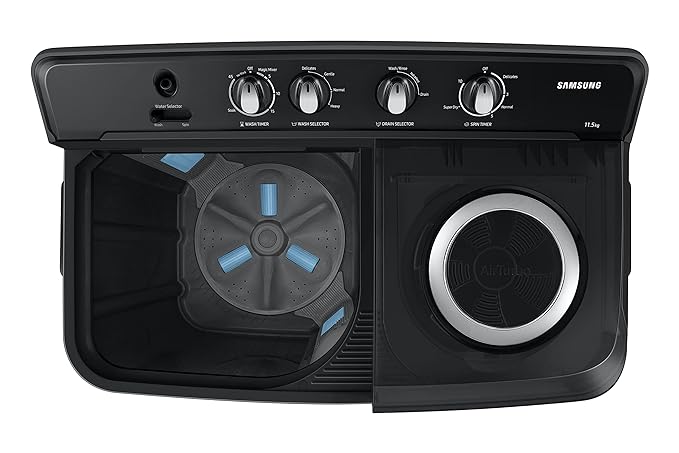 Samsung 11.5 Kg Semi-Automatic Top Load Washing Machine Appliance (WT11A4260GD/TL,Gray)