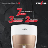Kenstar Flux 15-Litre Storage Water Heater with Swirl Heat Technology, 5-Star Energy Rating & Blue Sapphire Glassline Tank