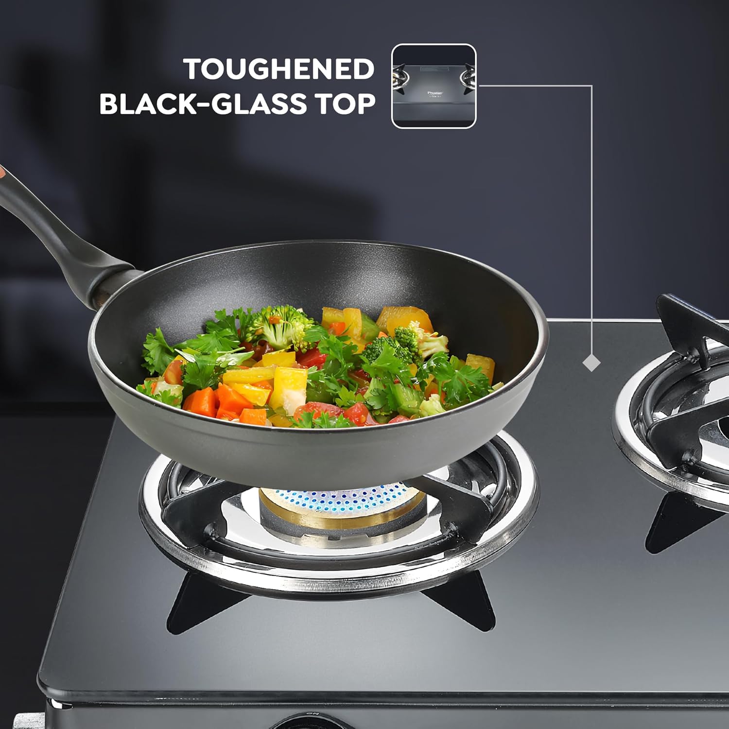 PRESTIGE GAS STOVE -EFFICIA GTGS 3B -40599