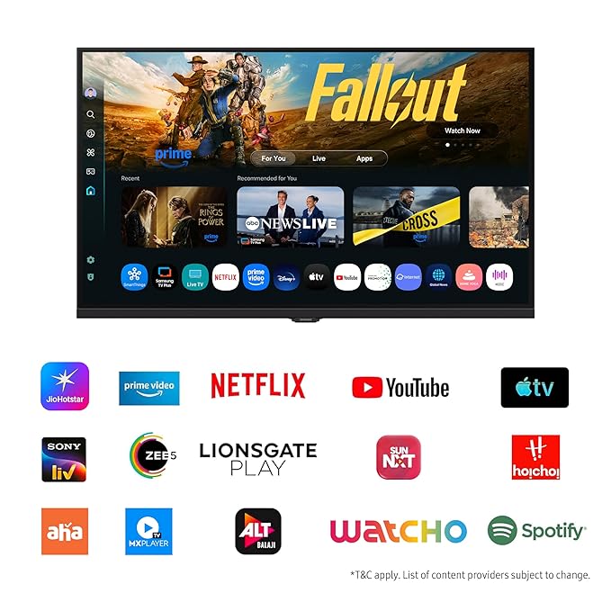 Samsung 80 cm (32 inch) HD Ready LED Smart Tizen TV 2025 Edition |Voice Remote Control | Digital Tuner | HDR Support | Samsung Knox Security | 125+ Free Channels | Object Tracking Sound Lite| Q-Symphony  | Adaptive Sound - UA32H4560FUXXL
