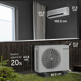Samsung 2 Ton 3 Star Wi-Fi Inverter Split AC (Copper, WindFree Technology, Bespoke AI Energy Mode, 5-Step Convertible, 4-Way Swing, Alexa/Google/Bixby Control, White)-AR60H24D13WNNA