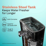 Aquaguard Enrich Superio 2X RO+UV Active Copper Alkaline Stainless Steel Water Purifier + Alkaline Bottle | 2 Year Filter Life | With Mega Sediment Filter