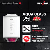 Aqua Glass 25L, Water Heater with Wirlflow Technology