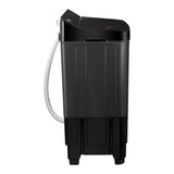 TAKAI 9 Kg Semi-Automatic Washing Machine with Full Glass Top, Dual Waterfall, Collar Scrubber, Air Dry, and No-Vibration Technology-TKI-WM-900G
