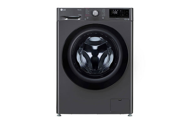 LG 11 kg 5 Star Inverter Fully Automatic Front Load Washing Machine (FHP1411Z5M.AMBQEIL, Steam Wash Technology, Black)