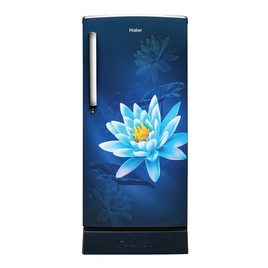 Haier 175 L 2 Star Direct Cool Single Door Refrigerator Appliance - HRD-1962PBL-N (Blue Lotus) - GMC Digital