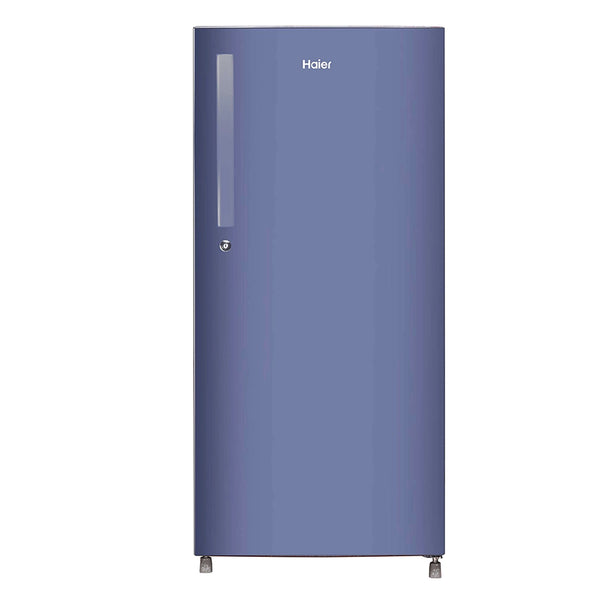Haier 190 L, 2 Star, Radish Blue Finish Direct Cool Single Door Refrigerator HRD-2102BRB-P ( Radish Blue)
