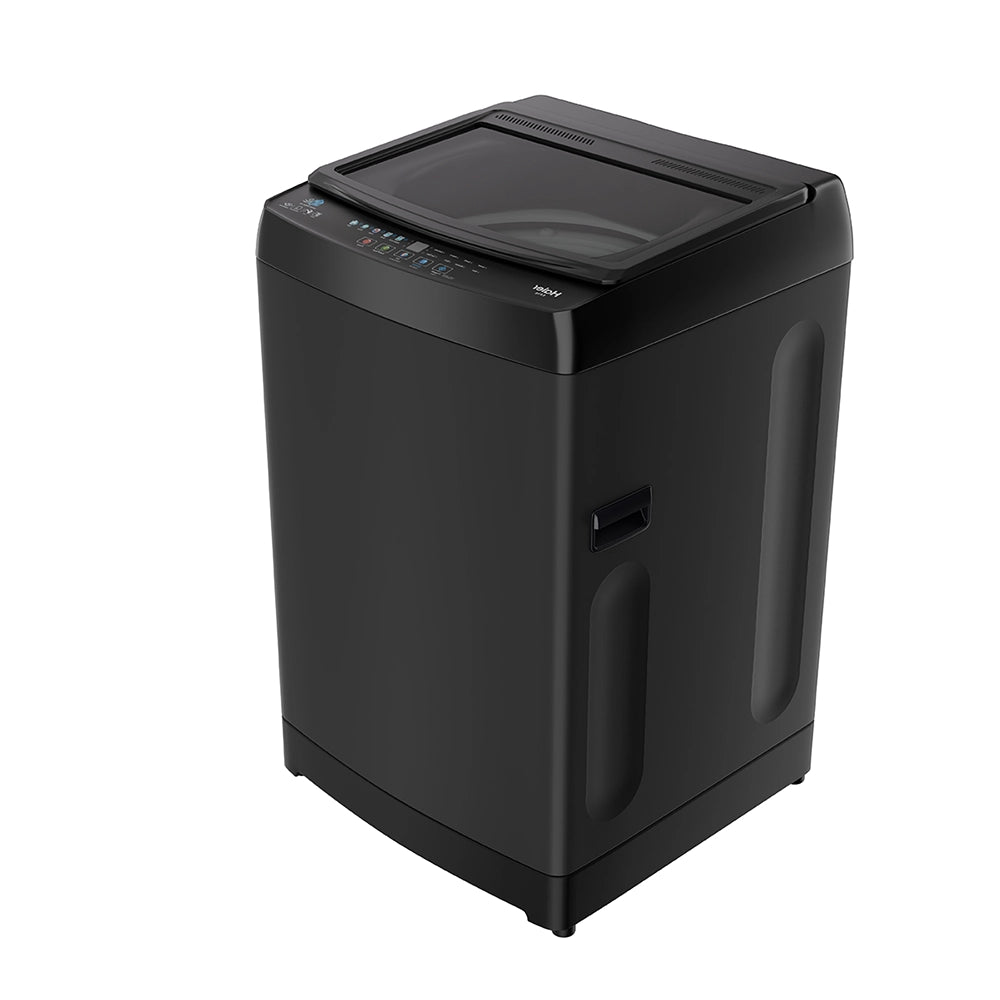Haier 8 Kg Fully Automatic Top Load Washing Machine with Ultra Fresh Air, Oceanus Wave Pulsator & Zero Pressure Technology (Black)- HWM80-310BK