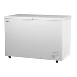 Haier Hard Top Double Door Chest Freezer, 439L | 5-Star Energy Rating | Convertible Temperature (≤-18°C to 10°C) | R290a Eco-Friendly Refrigerant | 4-Year Comprehensive Warranty | White Finish-HFC-500DPW5