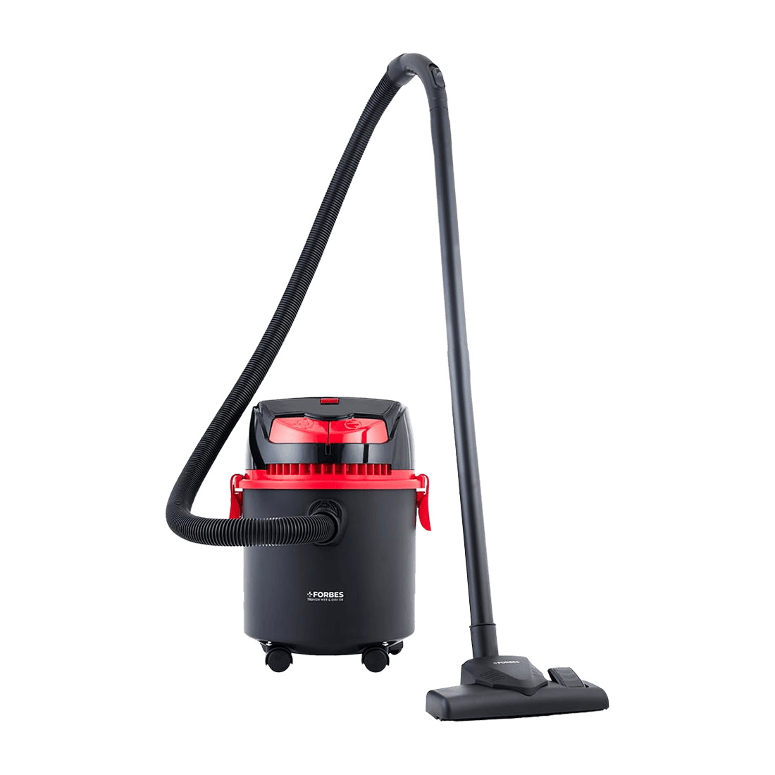Eureka Forbes Trendy Wet & Dry Vacuum Cleaner (1150W) | Dual Function with Powerful 1800mm Suction & 1300L/min Blower | 102 Accessories Included | Red & Black | Ideal for Home & Office Deep Cleaning