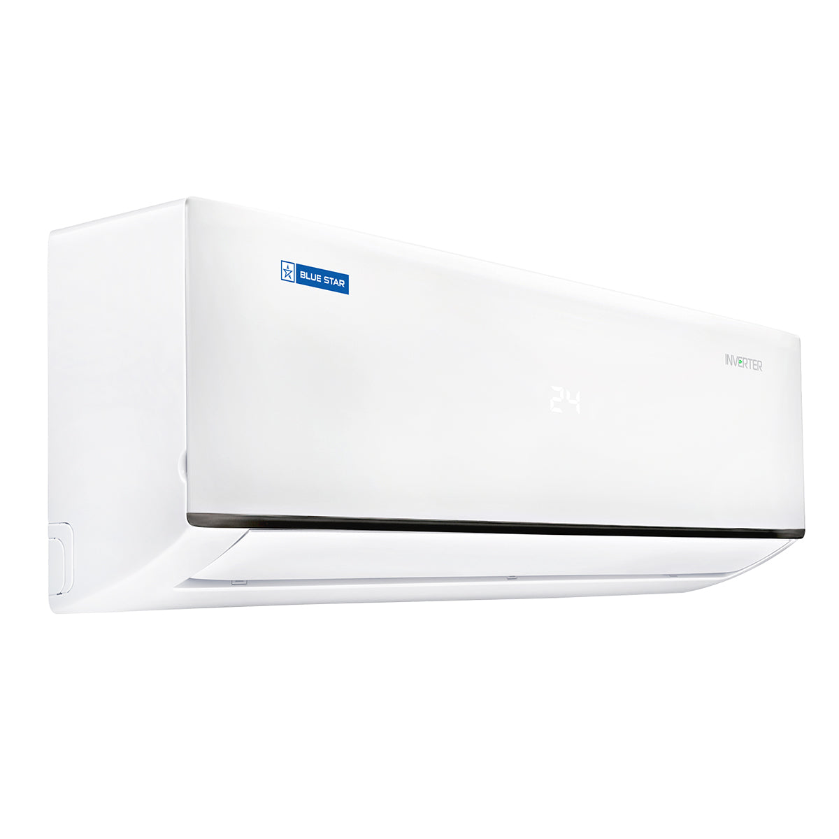 Blue Star 1.5 Ton 5 Star Inverter Split AC | 100% Copper Condenser | R32 Refrigerant | ISEER 5.70 | Cools at 54°C Ambient Temp | Inverter Rotary Compressor | LCD Remote-