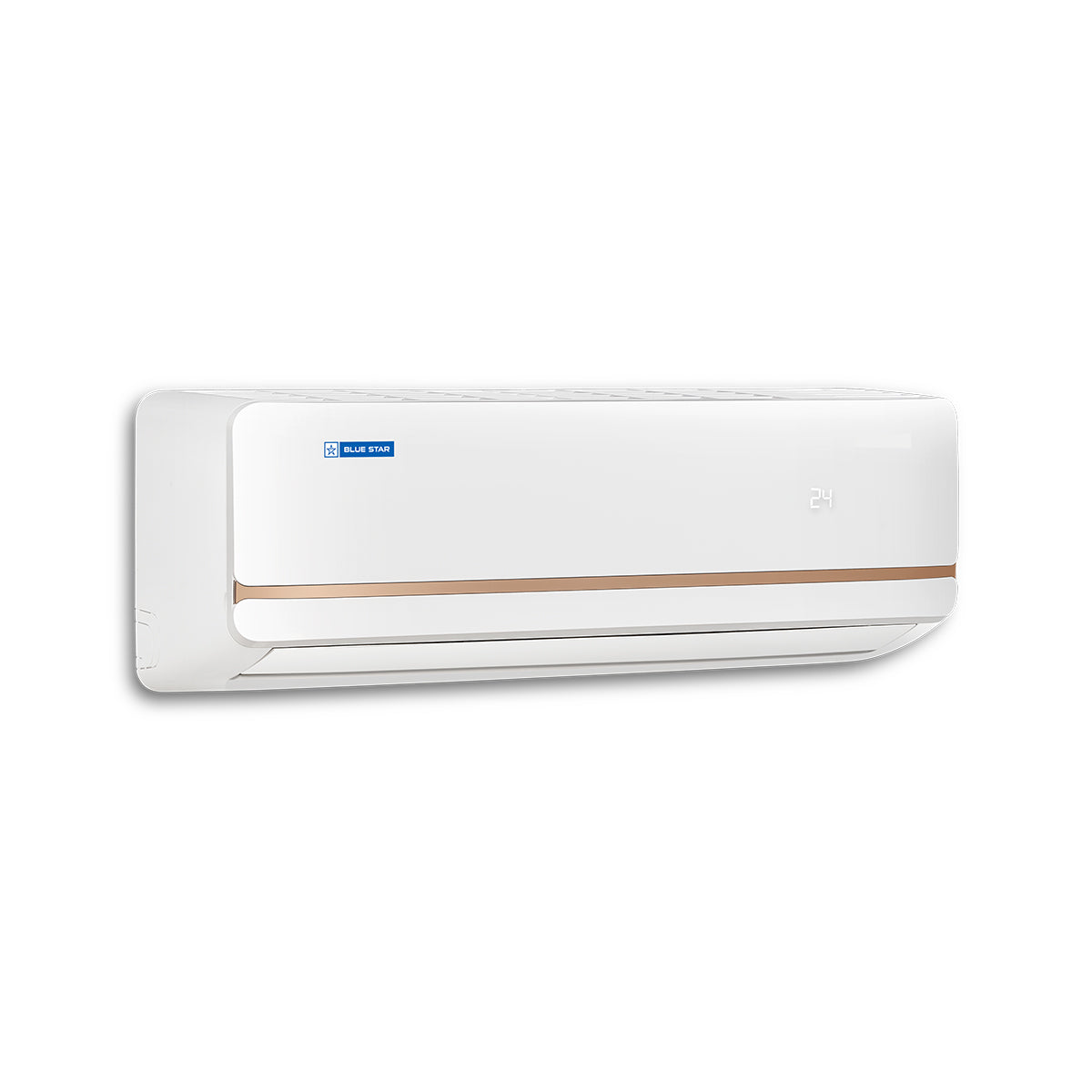 Blue Star 1.5 Ton 3 Star Inverter Split AC (IA318TXU, White + Champagne Gold) | 5200W Cooling, High Efficiency 4.38 ISEER, 100% Copper Condenser, Inverter Rotary Compressor with Acoustic Jacket, Eco-Friendly R32