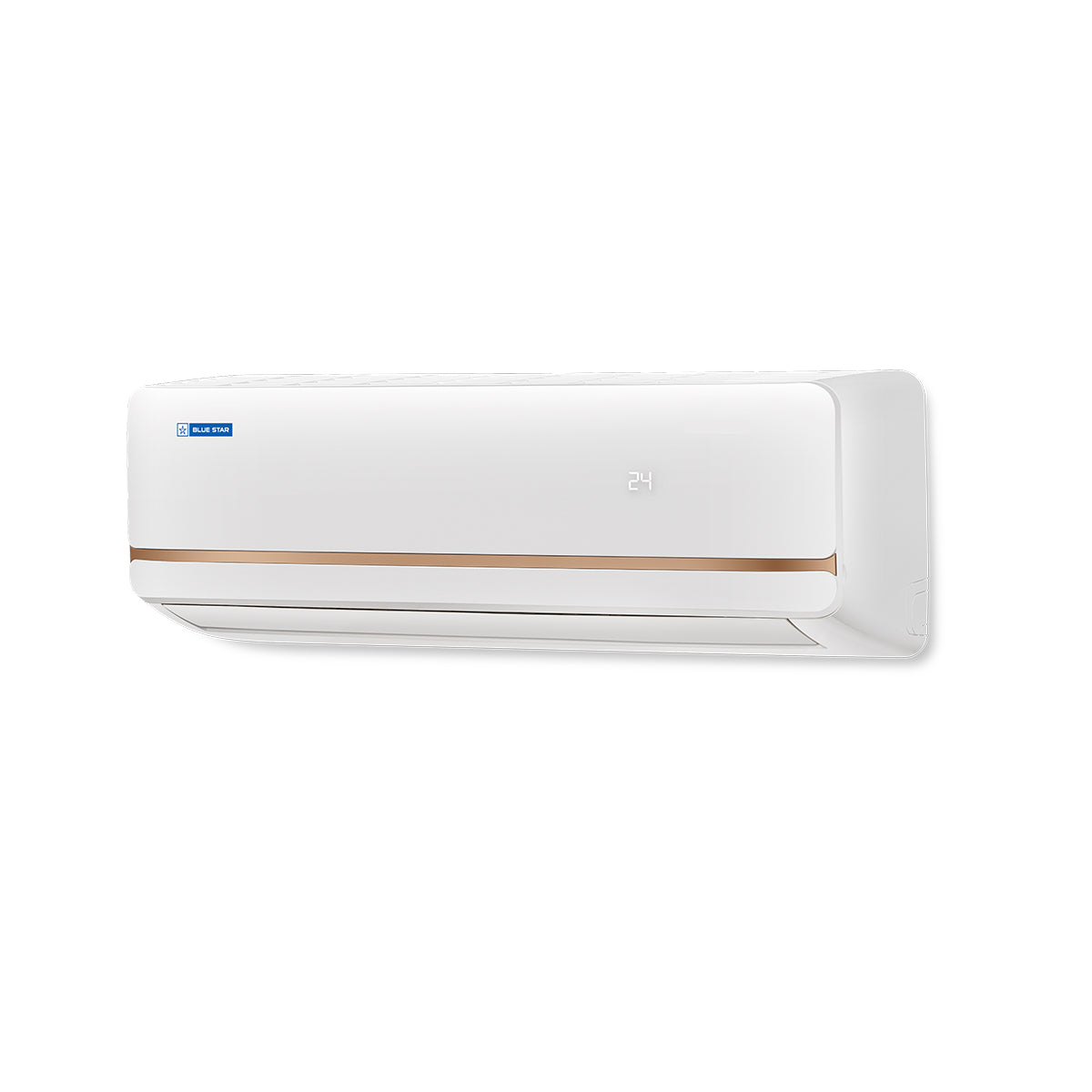 Blue Star 1.5 Ton 3 Star Inverter Split AC (IA318TXU, White + Champagne Gold) | 5200W Cooling, High Efficiency 4.38 ISEER, 100% Copper Condenser, Inverter Rotary Compressor with Acoustic Jacket, Eco-Friendly R32