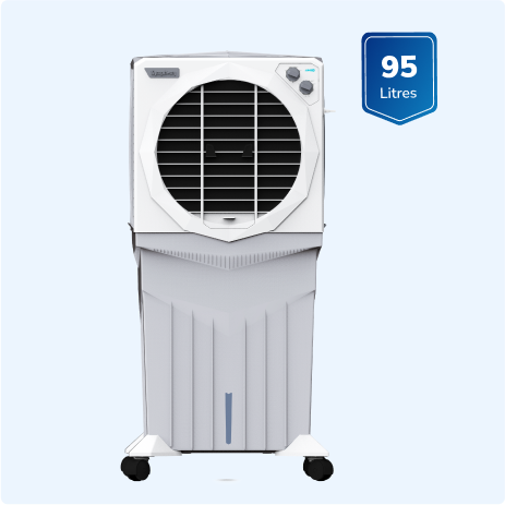 SYMPHONY JUMBO 95XL+ Desert Air Cooler| Auto Louver Movement | Powerful Fan