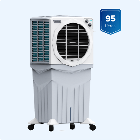 SYMPHONY JUMBO 95XL+ Desert Air Cooler| Auto Louver Movement | Powerful Fan