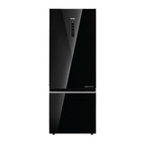 Haier 325 L 2-Star Frost Free Double Door Bottom Mounted Refrigerator (HRB-3752PKGA-P, Black Glass)