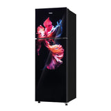 Haier 240L 2-Star Frost Free Top Mount Refrigerator, Wave Glass, Cool Pad (HRF-2902EWGA-P)
