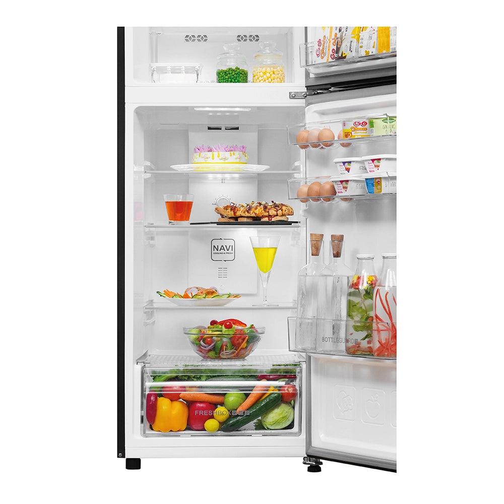 Haier 240L 2-Star Frost Free Top Mount Refrigerator, Wave Glass, Cool Pad (HRF-2902EWGA-P)