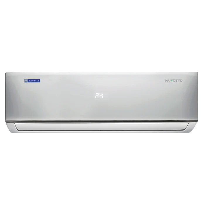 Blue Star 2 Ton 5 Star Inverter Split AC (100% Copper, ISEER 5.05, R32 Refrigerant, White) – Features AI Pro Cooling, 5-in-1 Convertible Modes, 4-Way Swing, Acoustic Jacket Compressor, and High Ambient Cooling up to 54°C,IC524DNUR