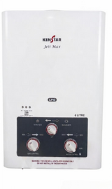 KENSTAR Jett Max 6 L Gas Water Heater (10KW, Rose blush) - minimum 0.25 Bar Water Pressure, Auto Shut-off, Weather control
