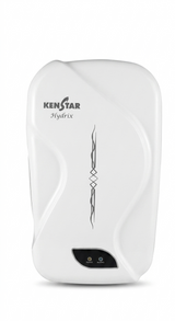 KENSTAR Hydrix 3 L Instant Water Heater (3000 W,White) - Stainless Steel Tank, 6.5 Bar Rated Pressure, Thermal Cutoff, Nickel-Coated Copper Heating Element,With Free Installation and Pipes