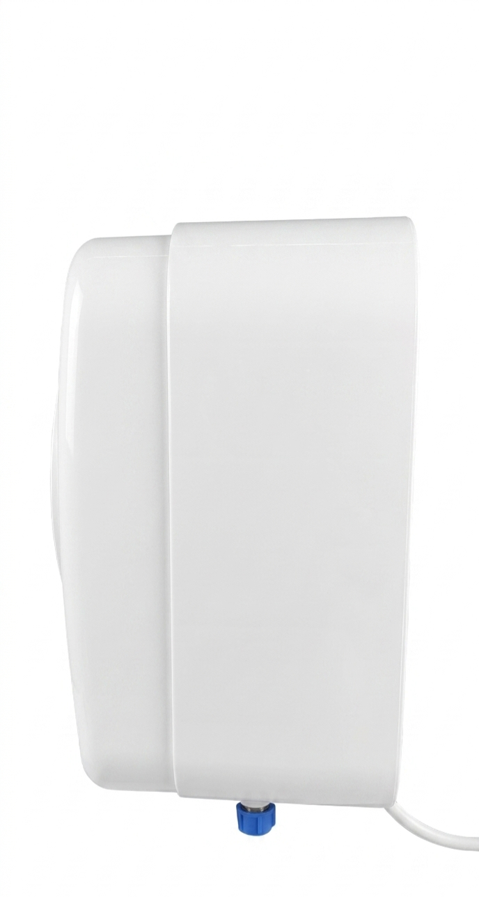KENSTAR Hydrix 3 L Instant Water Heater (3000 W,White) - Stainless Steel Tank, 6.5 Bar Rated Pressure, Thermal Cutoff, Nickel-Coated Copper Heating Element,With Free Installation and Pipes