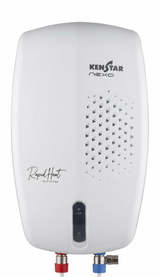 KENSTAR Nexo 5.9 L Instant Water Heater (3000 W, White) - Stainless Steel Tank, 6.5 Bar Rated Pressure, Thermal Cutoff, Nickel-Coated Copper Heating Element