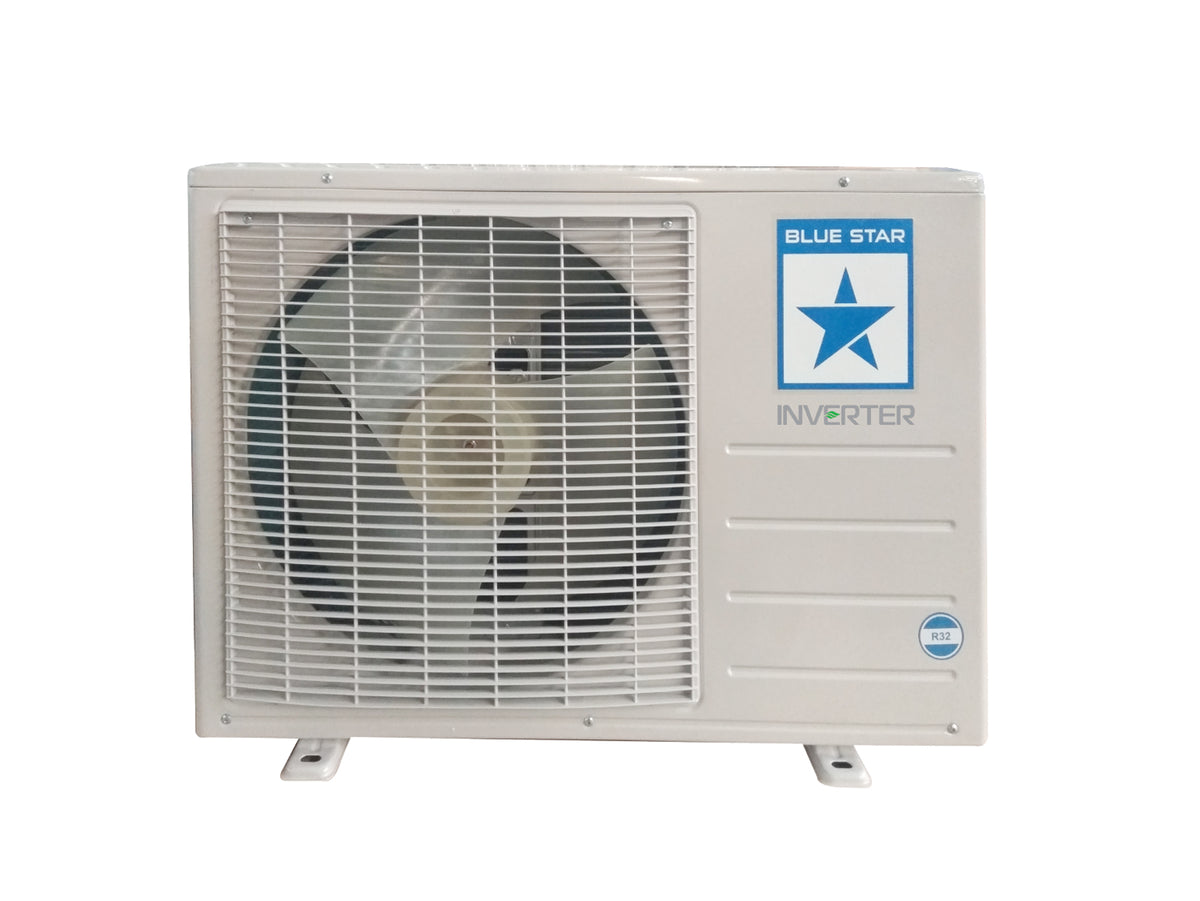 Blue Star 2 Ton 5 Star Inverter Split AC (100% Copper, ISEER 5.05, R32 Refrigerant, White) – Features AI Pro Cooling, 5-in-1 Convertible Modes, 4-Way Swing, Acoustic Jacket Compressor, and High Ambient Cooling up to 54°C,IC524DNUR