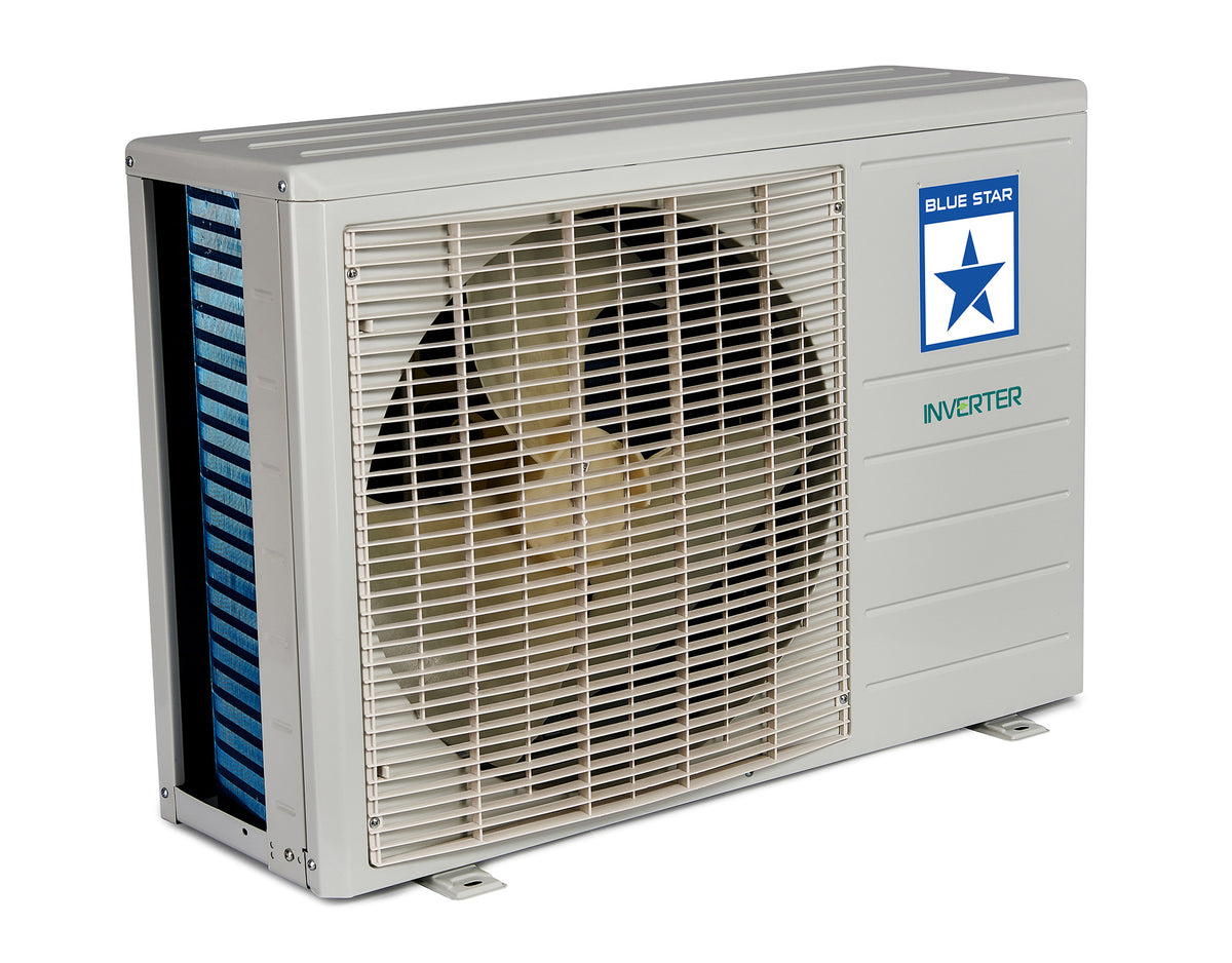 Blue Star 2 Ton 5 Star Inverter Split AC (100% Copper, ISEER 5.05, R32 Refrigerant, White) – Features AI Pro Cooling, 5-in-1 Convertible Modes, 4-Way Swing, Acoustic Jacket Compressor, and High Ambient Cooling up to 54°C,IC524DNUR