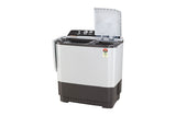 LG 10 kg 5-Star Semi-Automatic Top Load Washing Machine | Roller Jet Pulsator | Wind Jet Dry | 3 Wash Programs | In-Built Scrubber | Rat Away Technology Base (P1040RGAZ.ADGQEIL, Dark Grey)