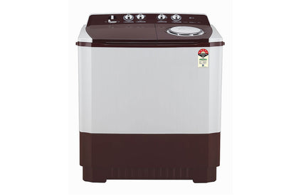 LG 10.5 kg Semi Automatic Washing Machine, Roller Jet Pulsator, Collar Scrubber - P105ASRAZ.ABGQEIL (Maroon)