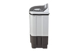 LG 7.5 kg 5-Star Semi-Automatic Top Load Washing Machine | Roller Jet Pulsator | Wind Jet Dry | 3 Wash Programs | In-Built Scrubber | Anti-Rat Plastic Base (P7510RGAZ.ADGQEIL, Dark Grey)