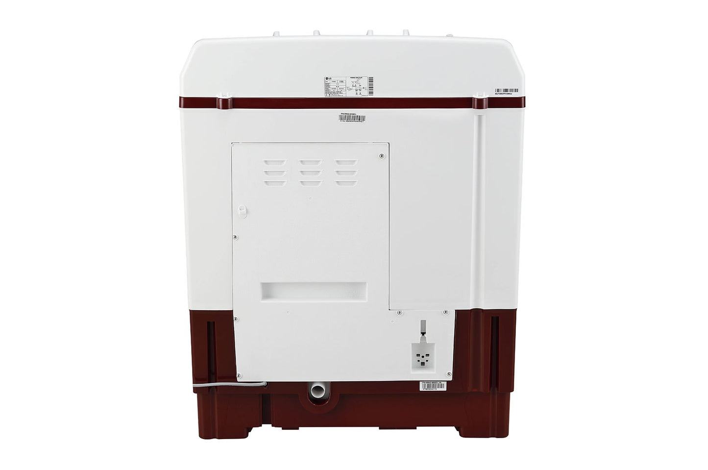 LG 7.5 KG 5 Star Semi Automatic Top Load Washing Machine | Wind Jet Dry | Roller Jet Pulsator | Lint Collector | 3 Wash Programs (P7510RRAZ, Burgundy)