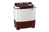LG 7.5 KG 5 Star Semi Automatic Top Load Washing Machine | Wind Jet Dry | Roller Jet Pulsator | Lint Collector | 3 Wash Programs (P7510RRAZ, Burgundy)