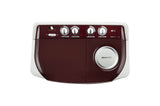 LG 7.5 KG 5 Star Semi Automatic Top Load Washing Machine | Wind Jet Dry | Roller Jet Pulsator | Lint Collector | 3 Wash Programs (P7510RRAZ, Burgundy)
