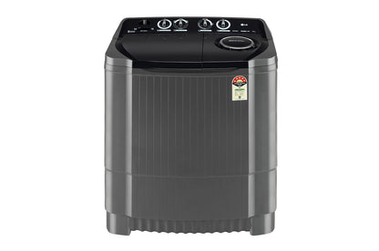 LG 9.5Kg, 5 Star Rating, Semi Automatic Washing Machine, Roller Jet Pulsator + Soak, Rat Away, Middle Black-P9555SKAZ.ABMQEIL