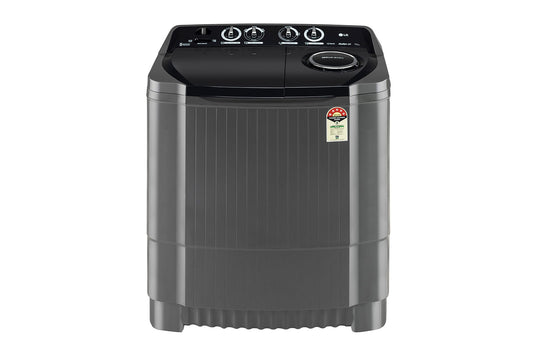 LG 9.5Kg, 5 Star Rating, Semi Automatic Washing Machine, Roller Jet Pulsator + Soak, Rat Away, Middle Black-P9555SKAZ.ABMQEIL