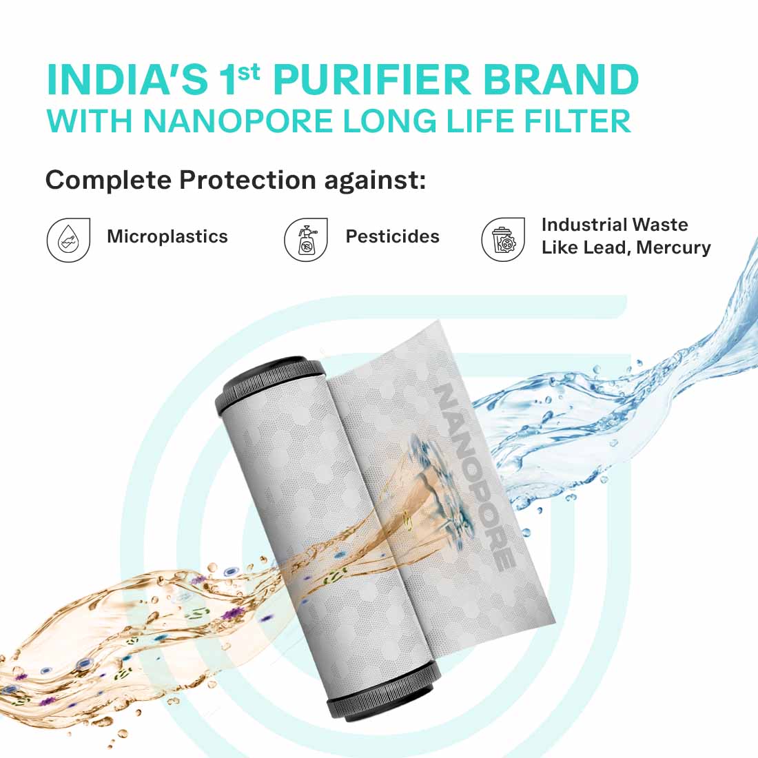 Aquaguard Sure Champ RO+UV Stainless Steel Aquasaver Water Purifier | 5L Storage | 6000L Filter Life | TDS Up to 2000mg/L | Pre Filter | i-Filter | Chemi-Block | HR RO Cartridge | UV E-boiling | Wall Mounted / Table Top