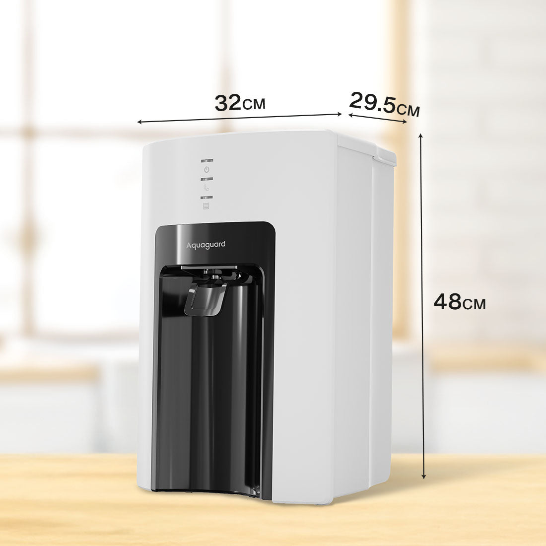 Aquaguard Sure Champ RO+UV Stainless Steel Aquasaver Water Purifier | 5L Storage | 6000L Filter Life | TDS Up to 2000mg/L | Pre Filter | i-Filter | Chemi-Block | HR RO Cartridge | UV E-boiling | Wall Mounted / Table Top