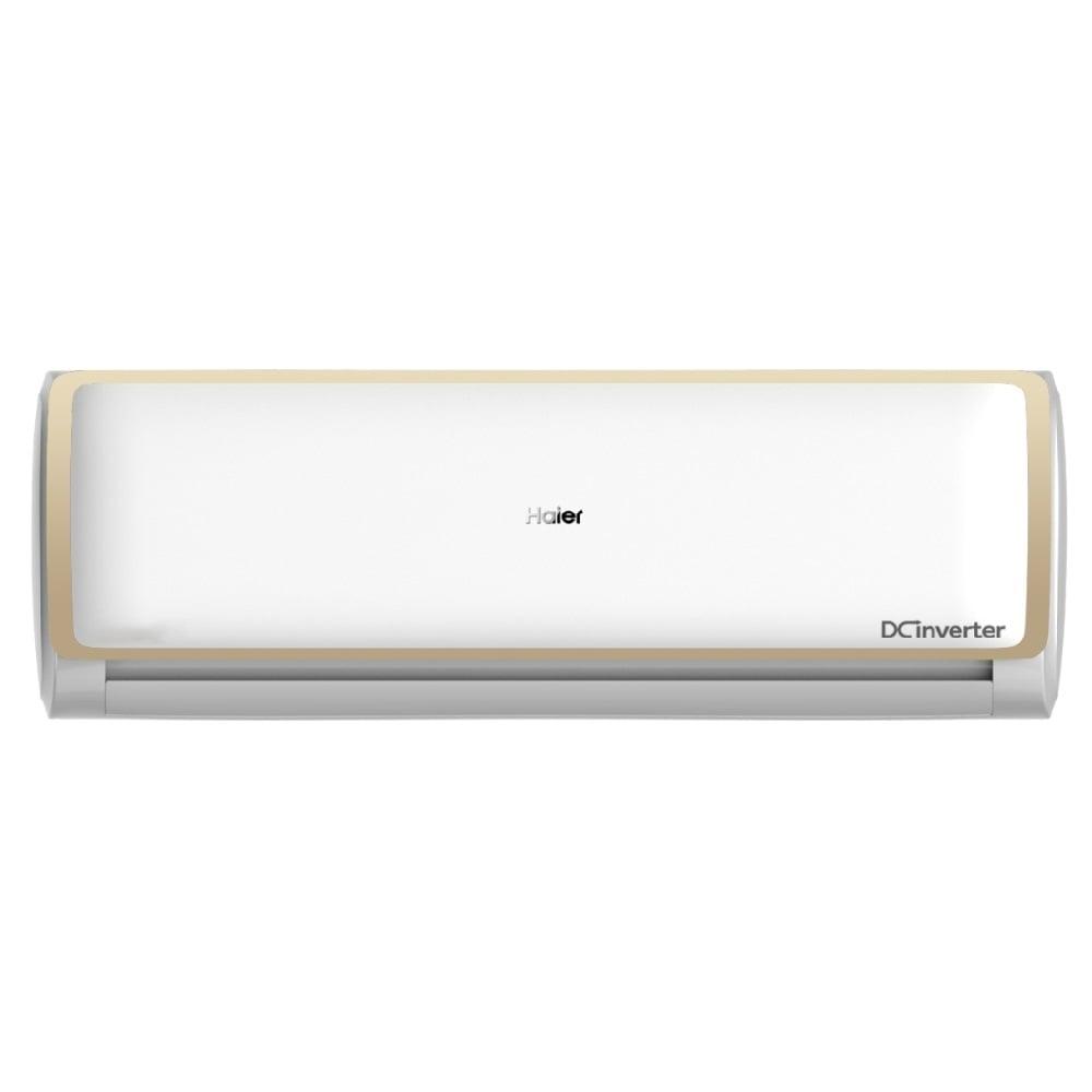 Haier 1.5 Ton 5 Star Inverter Split AC (Golden Strip) | Ultra-Efficient 5.05 ISEER, 100% Copper Condenser, Auto Clean Function, Micro Antibacterial Filter, Stabilizer Free Operation-HSU18EP-TXG5BN-INV,