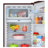 Haier 165L 1-Star Direct Cool Single Door Refrigerator with External Handle and LED Lighting-(Red Mono, HRD-1851BBRA-P)