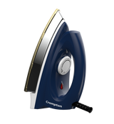 Crompton Rhino Plus 1250W Electric Dry Iron (Blue) | High Performance Compounded Plastic Body | 240V Heavy Weight Ironing Solution
