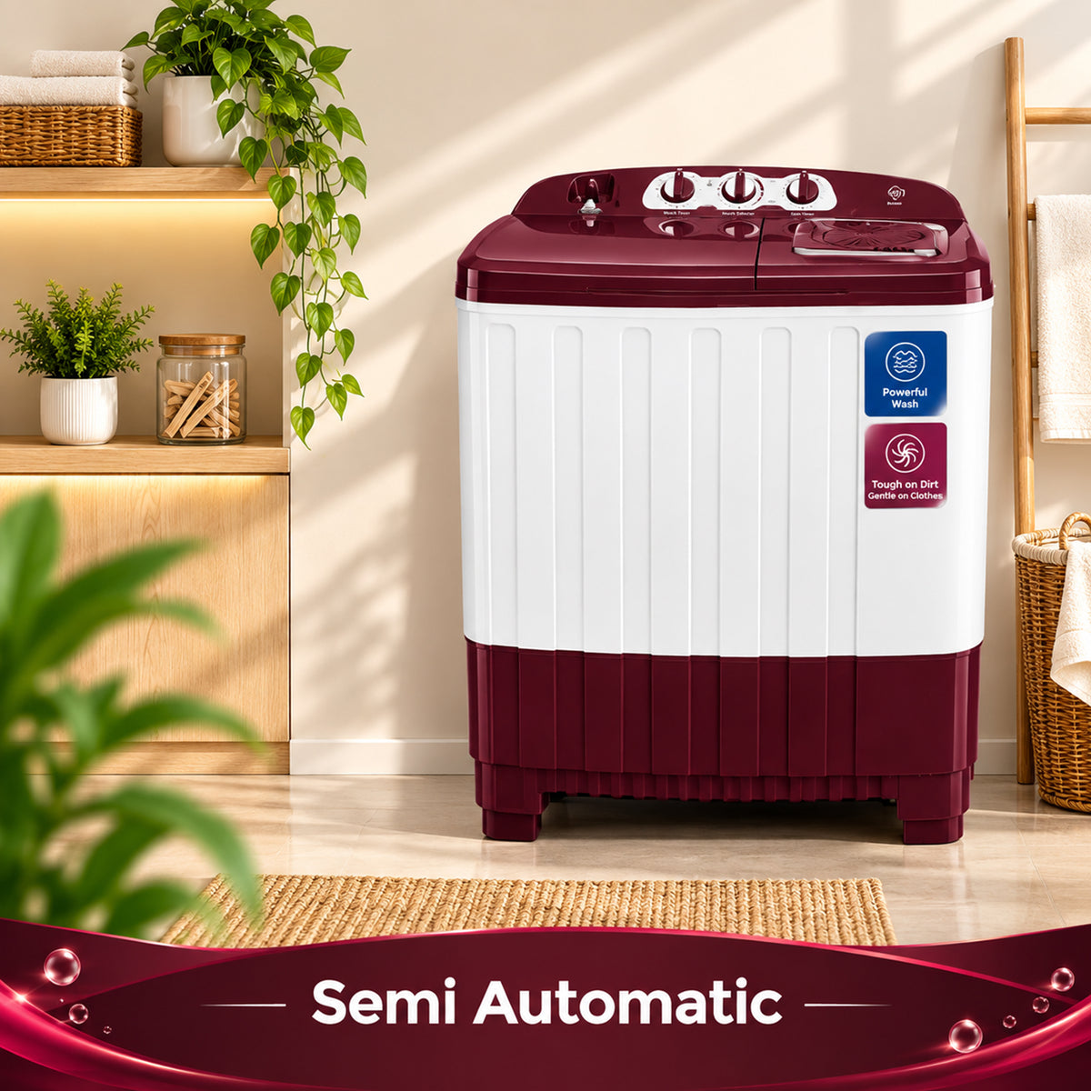 Semi Automatic Washing Machines