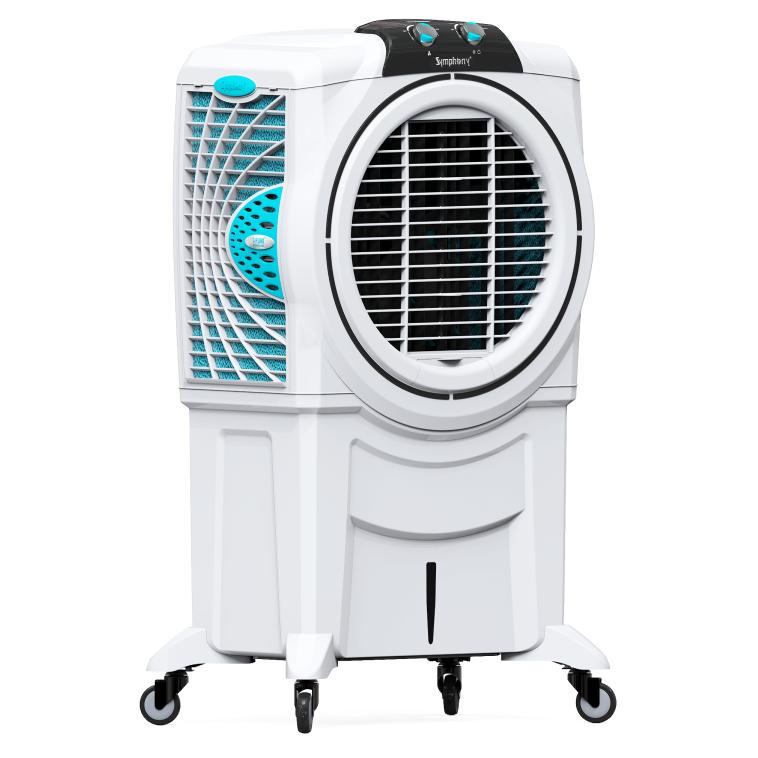 Symphony Sumo 115 XL Desert Air Cooler - 115L Capacity, High-Efficiency Honeycomb Cooling, Powerful +Air Fan, i-Pure Technology, 195W Low Power Consumption, Multi-Directional Wheels, Ideal for Rooms up to 40 sq. m (430 sq. ft)