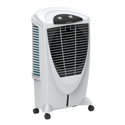 Symphony Master Cool 65 Desert Air Cooler (White, Honeycomb Cooling Pads, High-Efficiency Fan, Powerful Air Throw for Rooms up to 400 Sq. Ft.) MASTERCOOL65 L