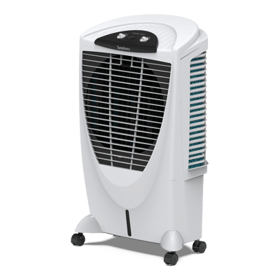 Symphony Master Cool 65 Desert Air Cooler (White, Honeycomb Cooling Pads, High-Efficiency Fan, Powerful Air Throw for Rooms up to 400 Sq. Ft.) MASTERCOOL65 L