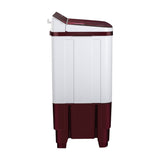Takai 9 Kg Semi-Automatic Washing Machine | Full Glass Top, Dual Waterfall, Punch Pulsator, Collar Scrubber | 135W Motor, No Vibration- (TKI-WM-910G)